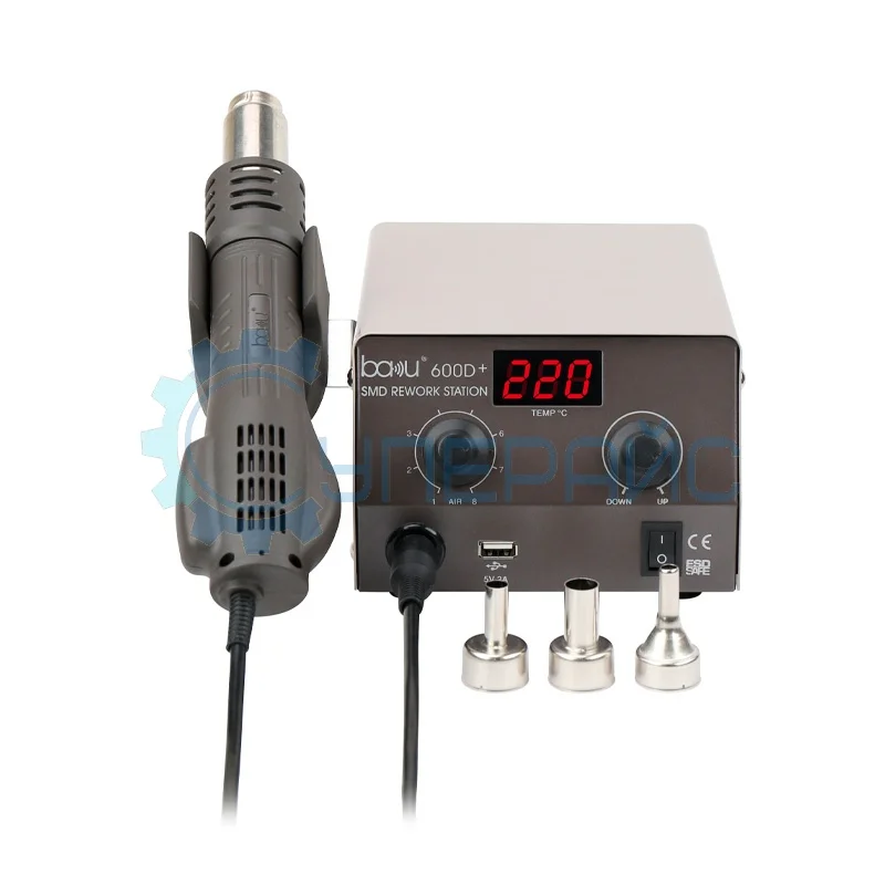 Паяльная термовоздушная станция Baku BA-600D+, 450 Вт фото 1