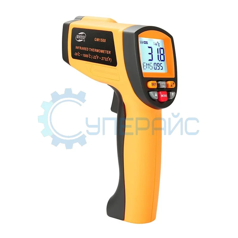 Электронный инфракрасный пирометр Benetech GM1500 фото 1