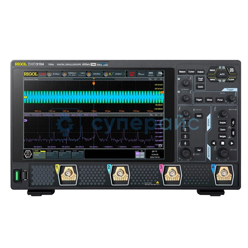 Профессиональный осциллограф Rigol DHO5104 фото 1