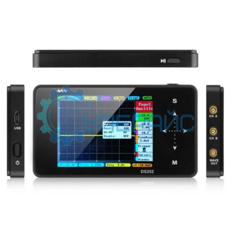 Карманный цифровой осциллограф DSO DSO202 (двухканальный) фото 3