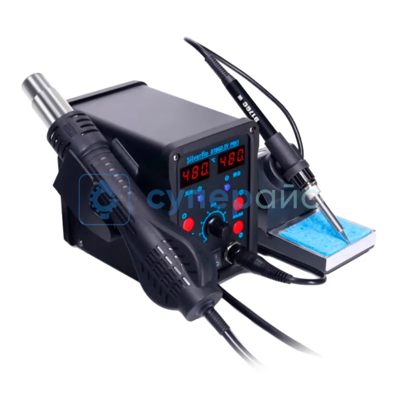 Термовоздушная паяльная станция Silverflo 8786D IV PRO фото 2