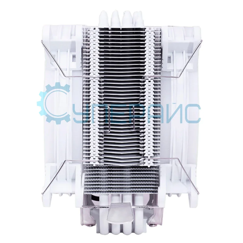 Кулер для процессора HUANANZHI A600, 2500 об/мин, 2 вентилятора, LED-подсветка фото 3