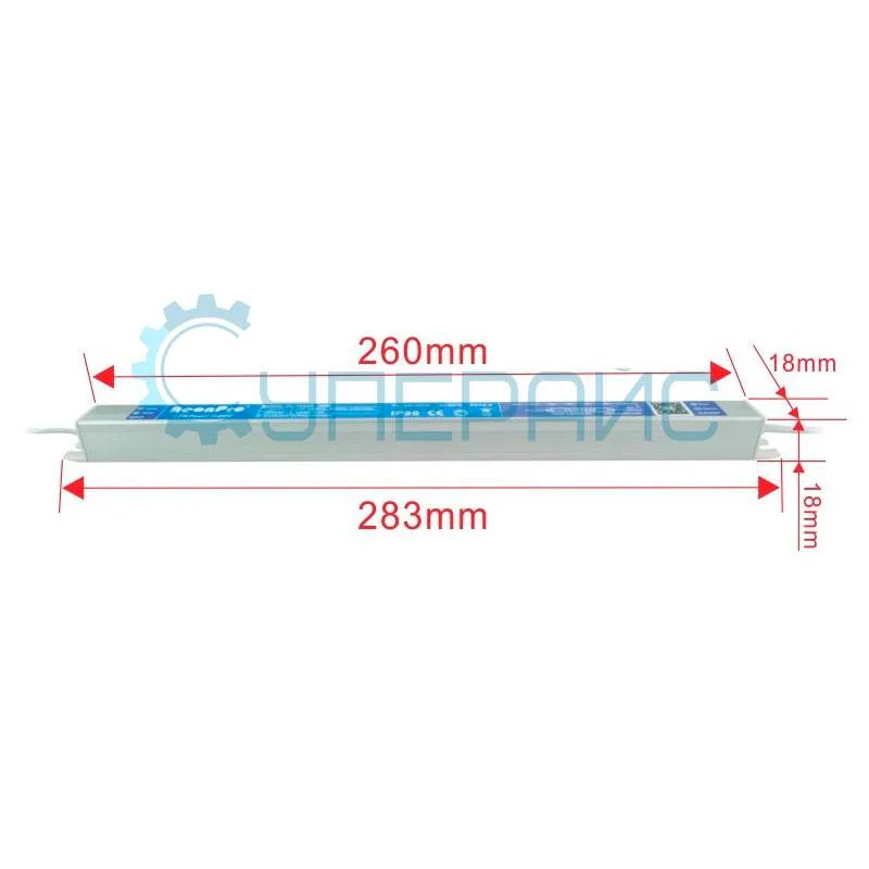Тонкий блок питания NeonPro TL-24E48 (24 В, 2 А, 48 Вт) фото 2