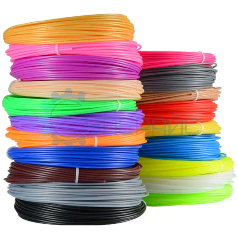 Комплект ABS пластика для 3D ручки из 20 цветов (100 метров) фото 1
