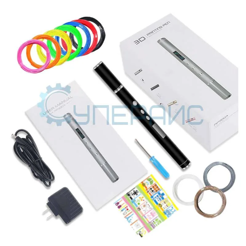 3D ручка Dewang DW-D7 в наборе со 100 метрами пластика фото 11