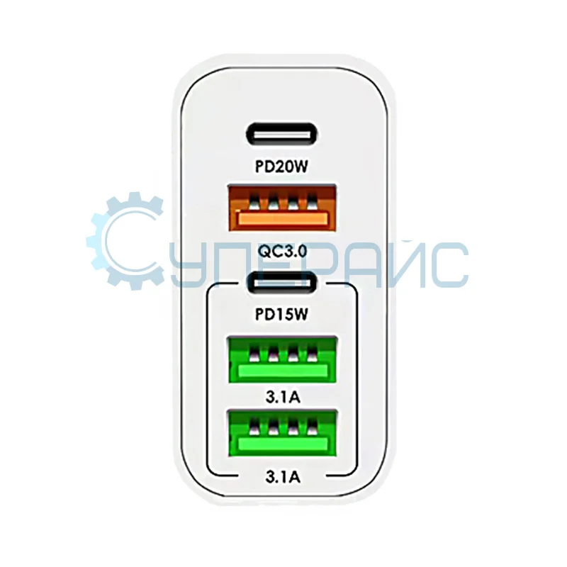 Адаптер F002 с пятью разъёмами фото 2