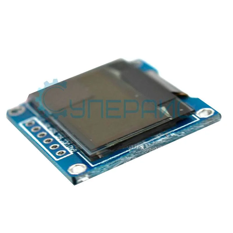 Дисплей OLED 0.96 дюймов, SPI, желто-синий, 6-пинов (модуль для Arduino) фото 2