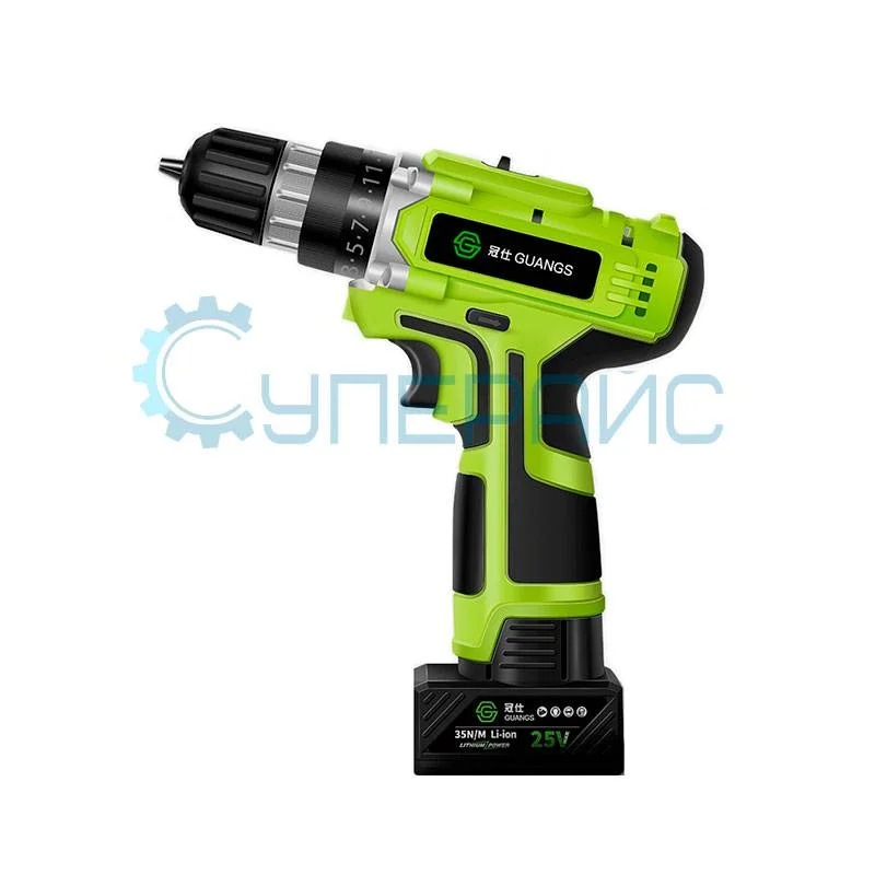 Аккумуляторный шуруповерт Guanshi DZ25 с кейсом фото 1