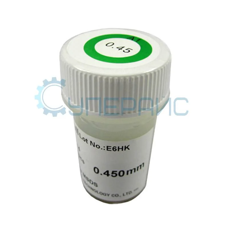 BGA шарики припоя для реболлинга 0,45 мм. 250000 шт. фото 1