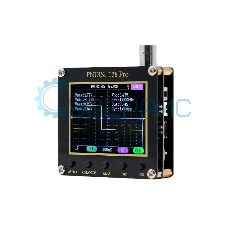 Портативный осциллограф FNIRSI DSO-138 PRO без батареи фото 3