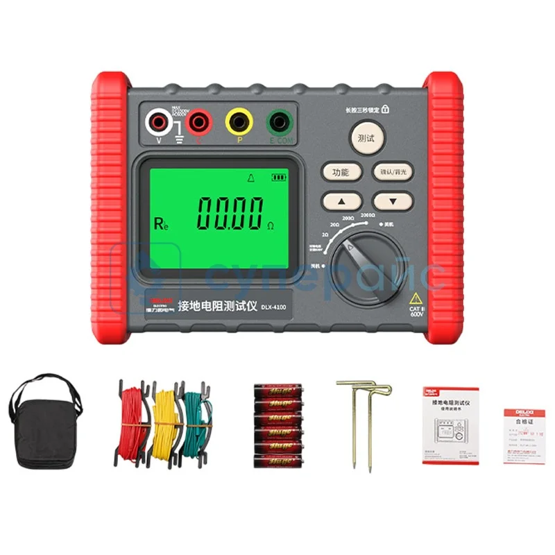 Тестер сопротивления заземления Delixi DLX-4100 фото 1