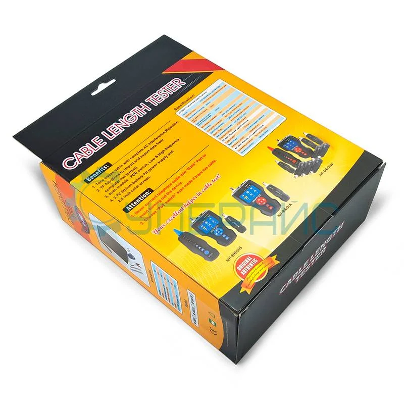 Многофункциональный кабельный тестер Noyafa NF-8601S, русский интерфейс фото 10