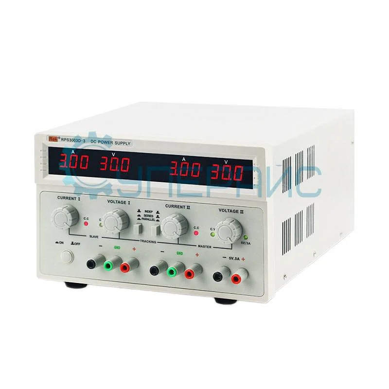 Линейный регулируемый блок питания Rek RPS3003D-3 (30В, 3А) фото 1