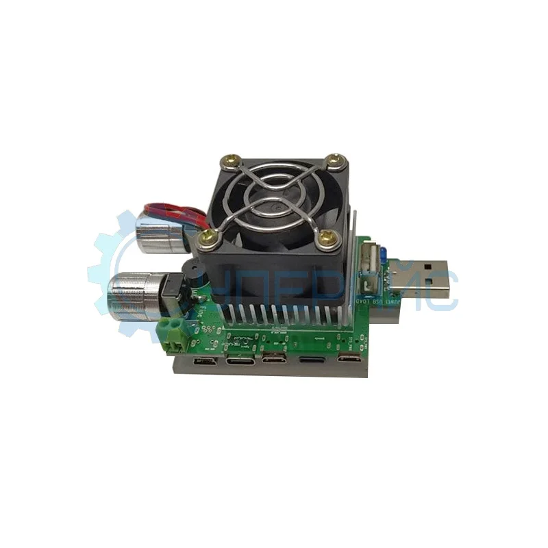 USB тестер с регулируемой нагрузкой JUWEI JW-D2LCDS-35W (J7-f) фото 1