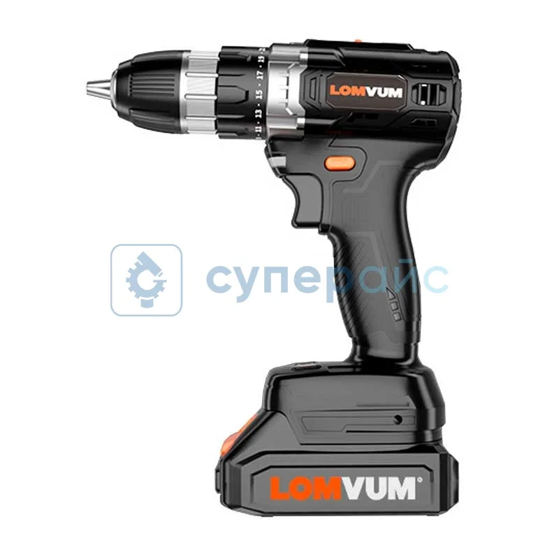 Дрель-шуруповерт Lomvum LY-1201 с кейсом и двумя аккумуляторами фото 1