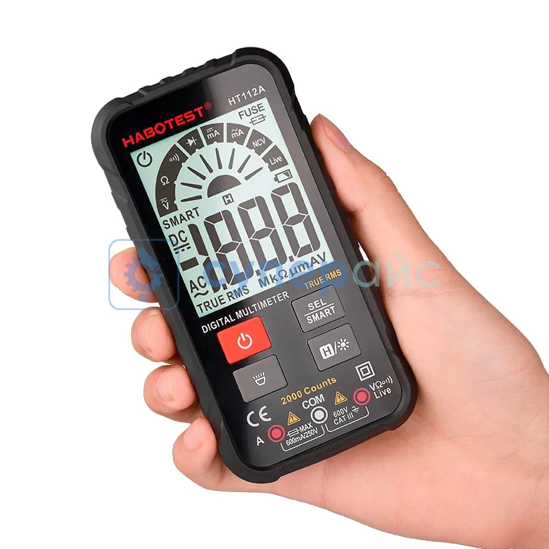 Интеллектуальный цифровой мультиметр Habotest HT112A фото 2