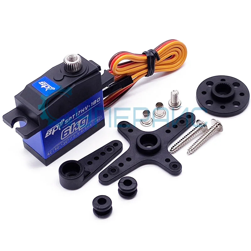 Сервомотор SPT Servo SPT17HV-180 (180°, 6 кг*с*см) фото 2
