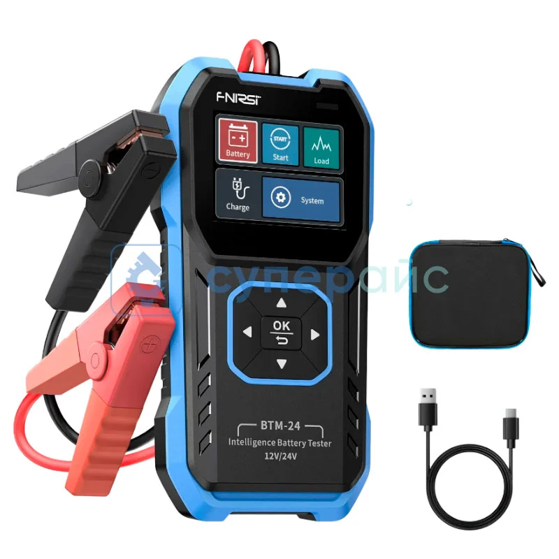 Тестер батарей FNIRSI BTM-24 фото 1