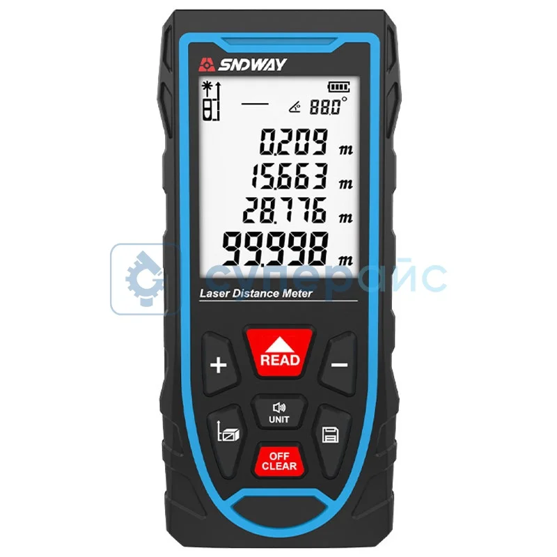 Лазерный дальномер SNDWAY SW-M100L фото 1