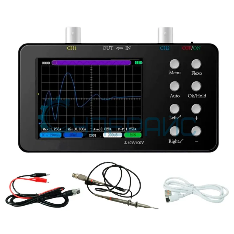 Портативный цифровой осциллограф ENGINEER SCO 2 10M фото 3