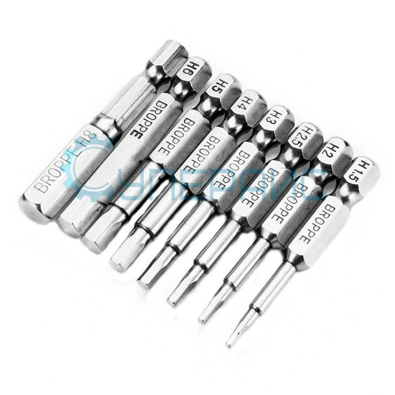 Биты шестигранные BROPPE Hex 8 шт фото 1