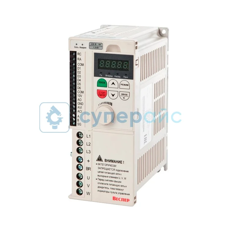 Частотный преобразователь Веспер E4-8400 1,5 кВт -S2L фото 1