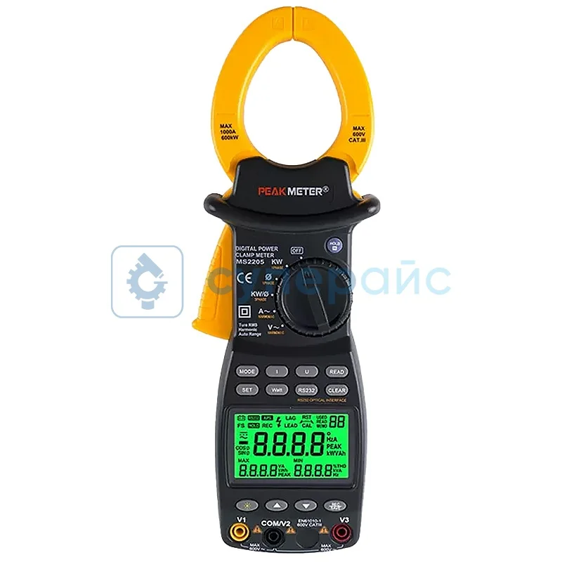 Клещи токоизмерительные Peakmeter MS2205 фото 1