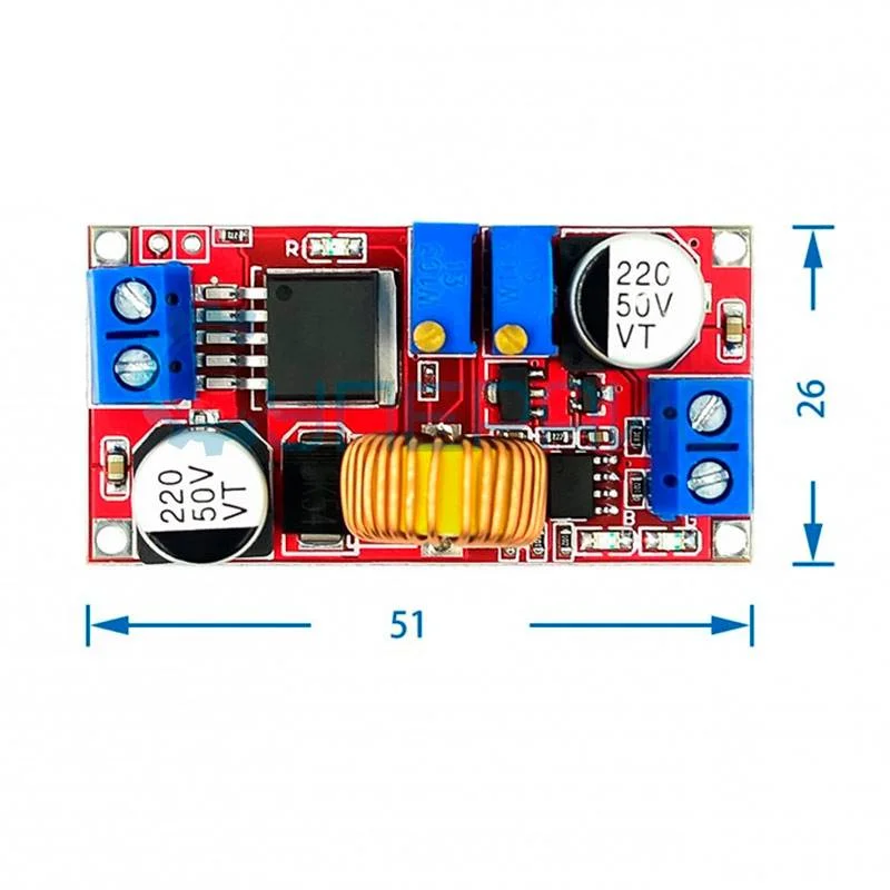 Преобразователь XL4015 регулируемый подстроечными резисторами фото 5