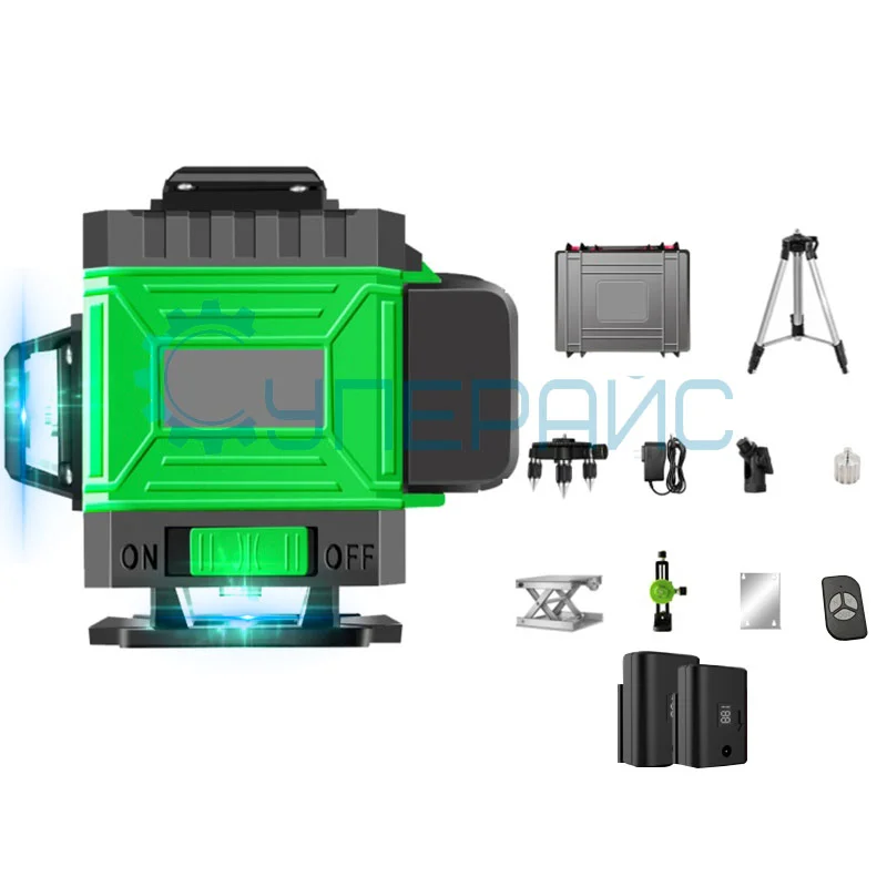 Шестнадцатилучевой уровень GUANG CHEN GCFK-A (синий лазер) со штативом фото 12