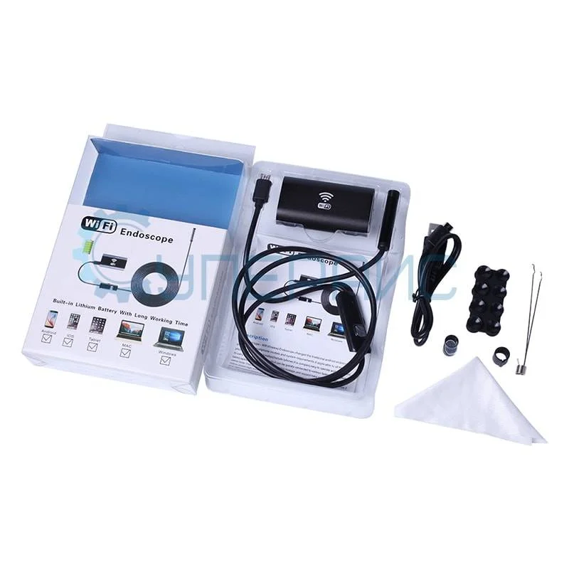 Видеоэндоскоп WiFi HD720P (беспроводной гибкий эндоскоп, 3,5 м) фото 5