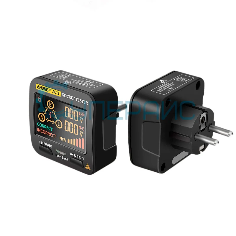 Тестер розеток ANENG AC11 фото 2