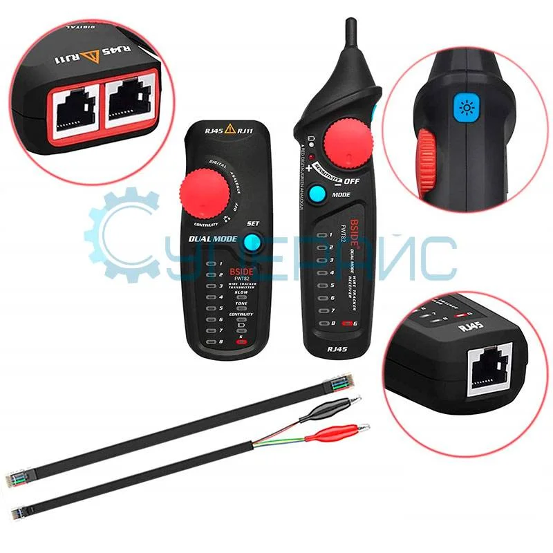 Тестер кабелеискатель BSIDE FWT82 фото 4