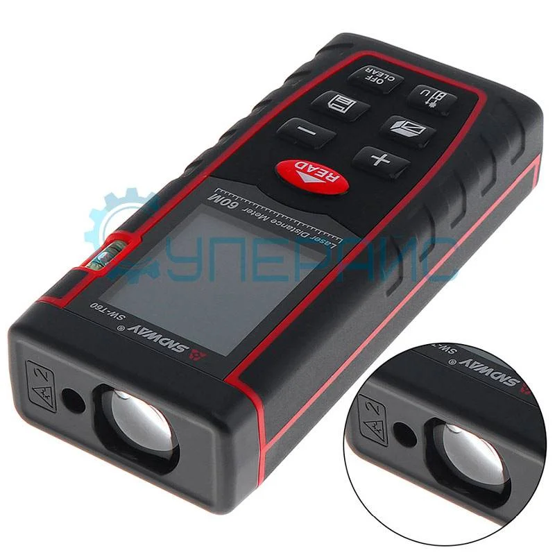 Дальномер с пузырьковым уровнем SNDWAY SW-T60 фото 4