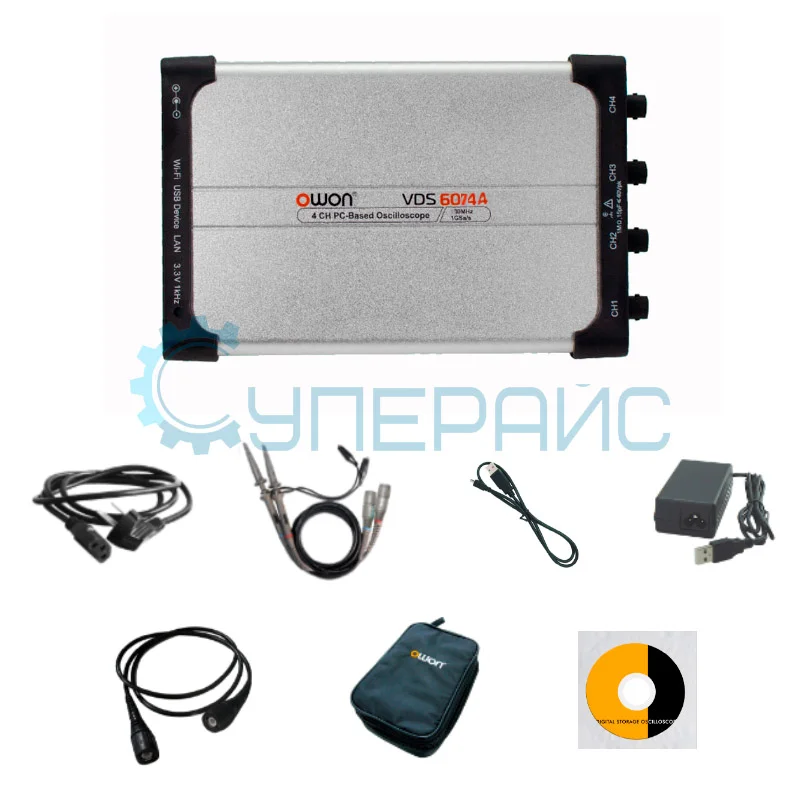 Осциллограф USB-приставка OWON VDS6074A фото 4