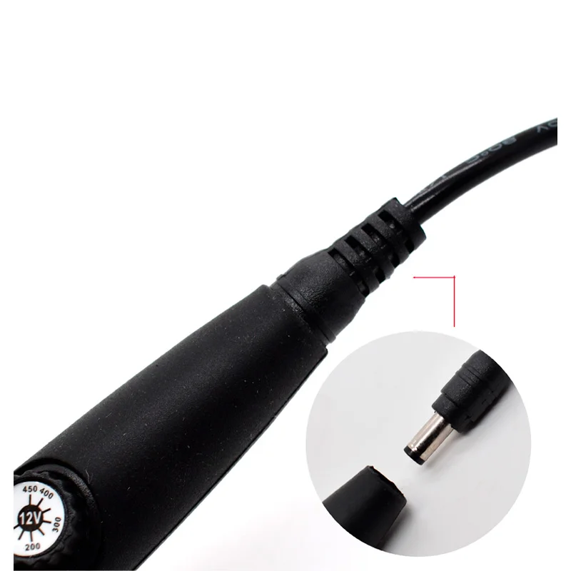 Паяльник Debailong 12В с приборным зажимом крокодил фото 3