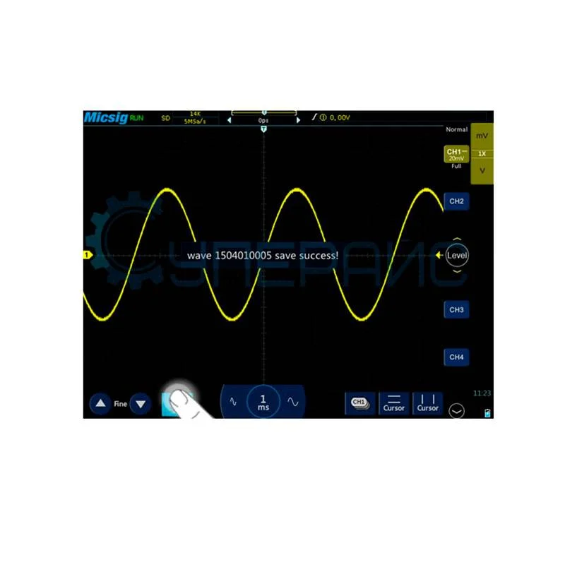 Планшетный цифровой осциллограф Micsig TO1102 Plus (2 канала, 100 МГц) фото 13