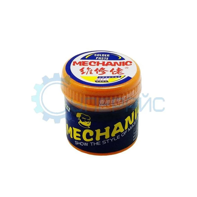 Бессвинцовая паяльная паста MECHANIC V8S35 (60 г, в банке) фото 1