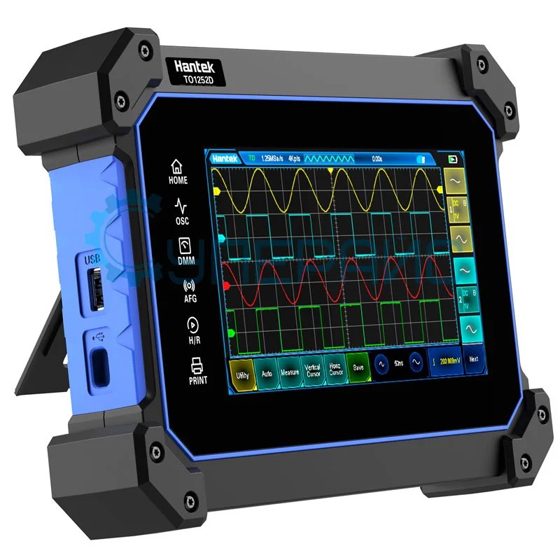 Двухканальный осциллограф Hantek TO1252D с генератором сигналов фото 1