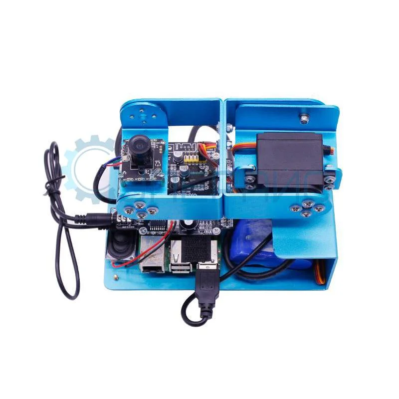 Робот-конструктор с камерой Yahboom Raspberry Pi 4B (4GB) Pi-motion AI Camera platform фото 3
