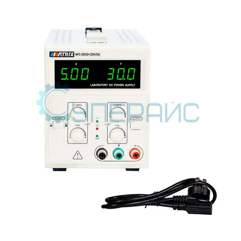 Цифровой блок питания постоянного тока MATRIX MPS-3005D+ (30В, 5А) фото 5