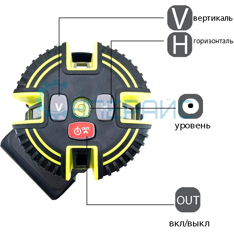Трехлучевой нивелир MAOVON M235 со штативом фото 8
