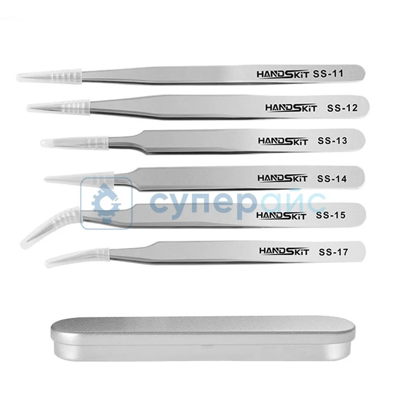 Набор пинцетов HandsKit 6 в 1 фото 1