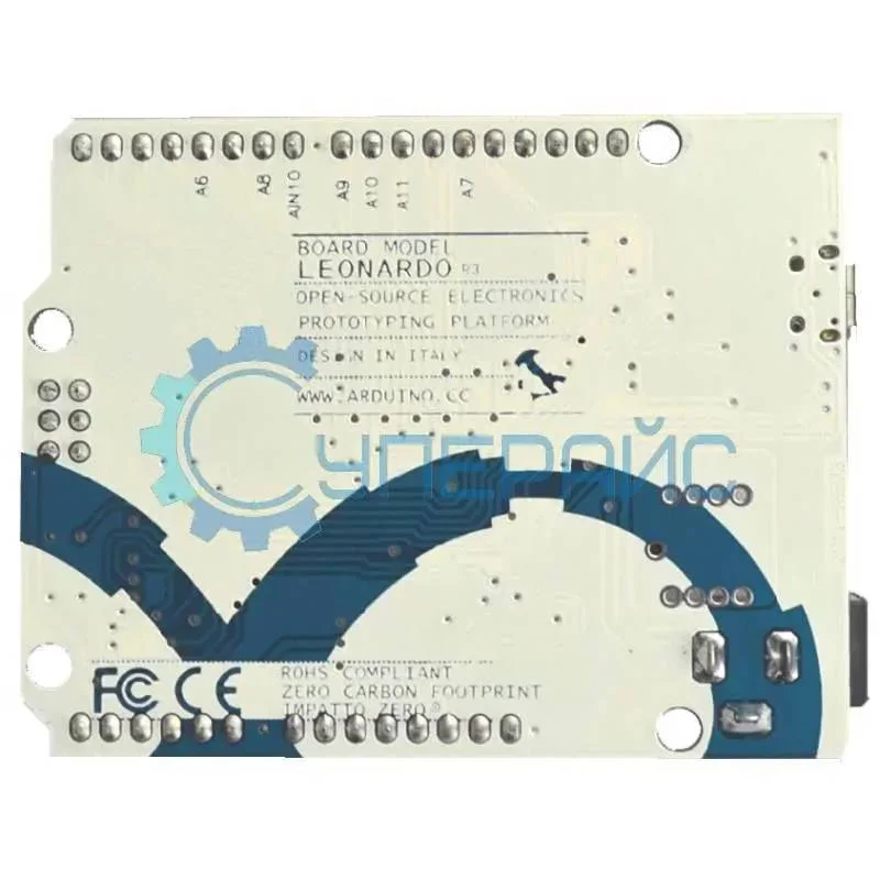 Плата Leonardo R3 (Arduino - совместимая ATMEGA32U4), программируемый контроллер фото 1