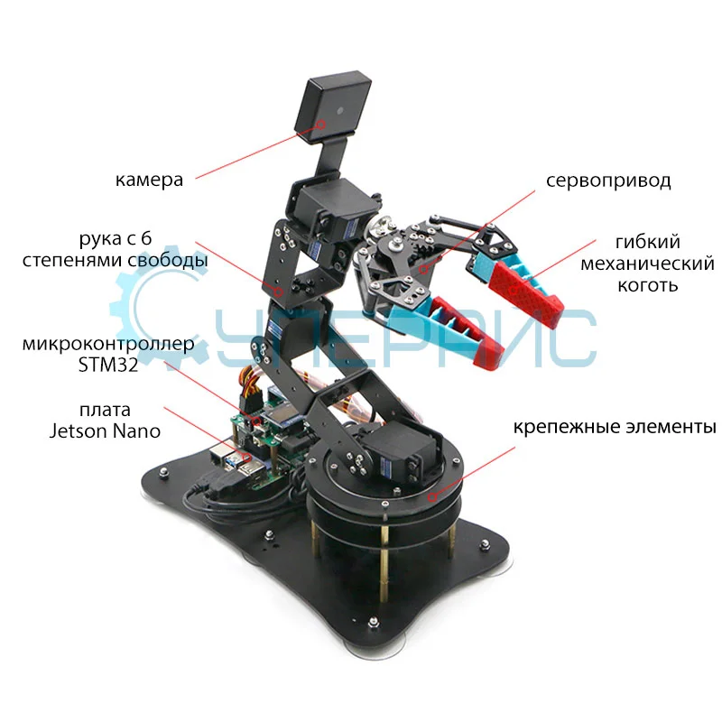Роботизированный манипулятор c камерой WHEELTEC moveit фото 4