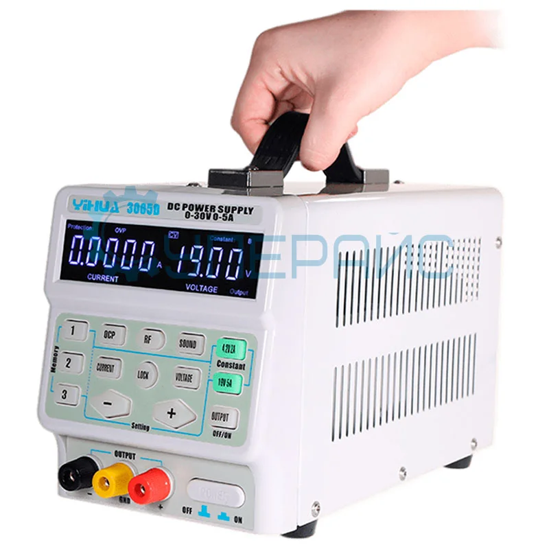Блок питания лабораторный YIHUA 3005D (30 В, 5 А, 195 Вт) фото 1