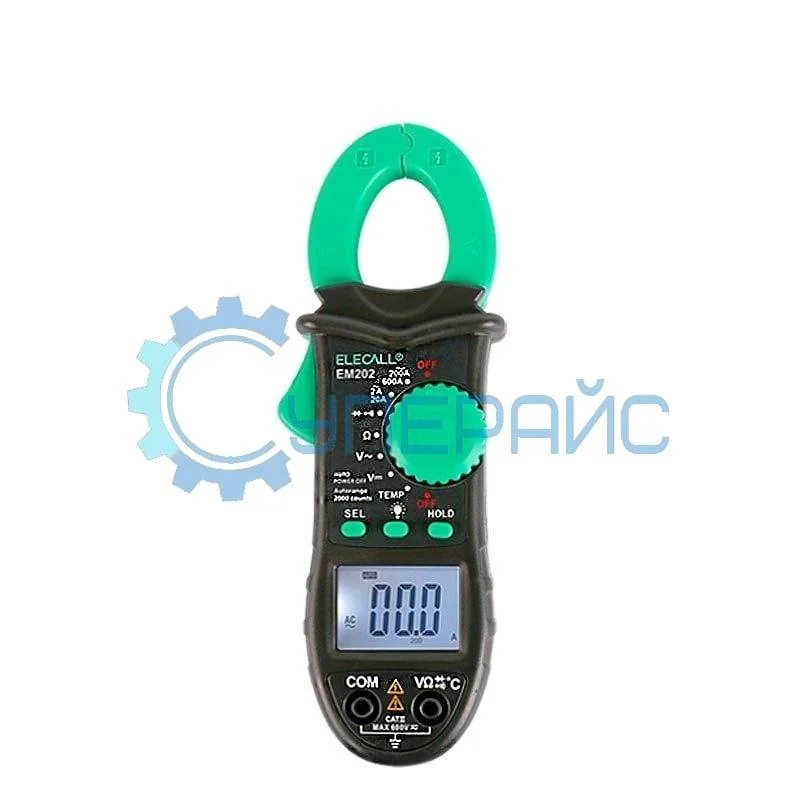 Мультиметр (токоизмерительные клещи) ELECALL EM202 фото 1