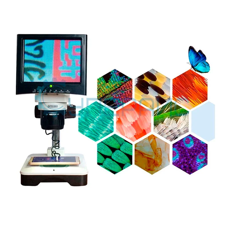 Стереомикроскоп Opto-Edu A36.1309 с дисплеем 8 дюймов фото 8