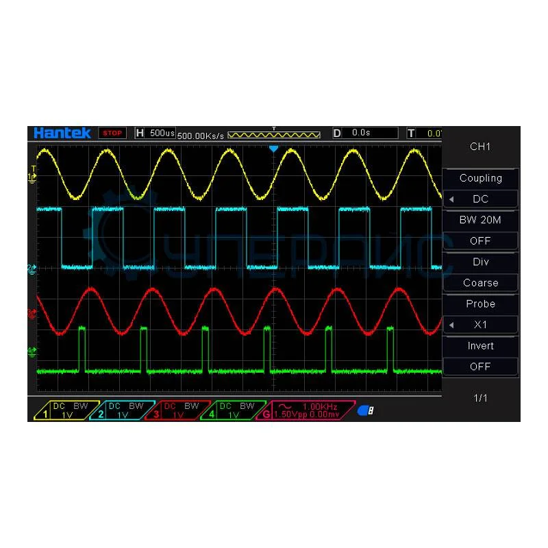 Настольный осциллограф Hantek DSO4104B (4 канала, 100 МГц) фото 8