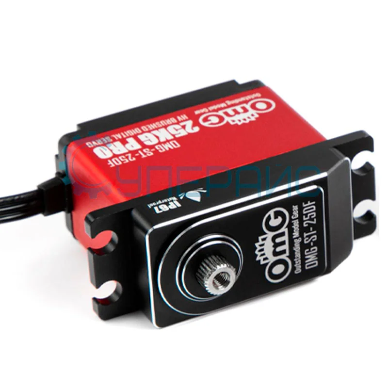 Сервомотор водонепроницаемый OMG-ST-25DF (180°, 25 кг*см) фото 2