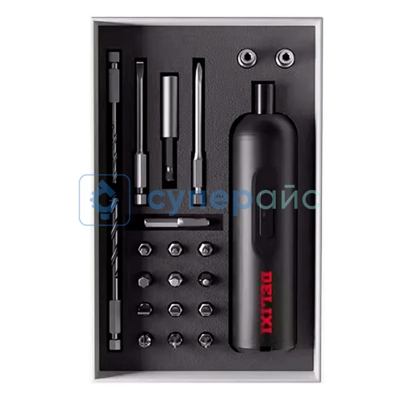 Отвёртка Delixi DLX-LONGY16 с 21 битой фото 2